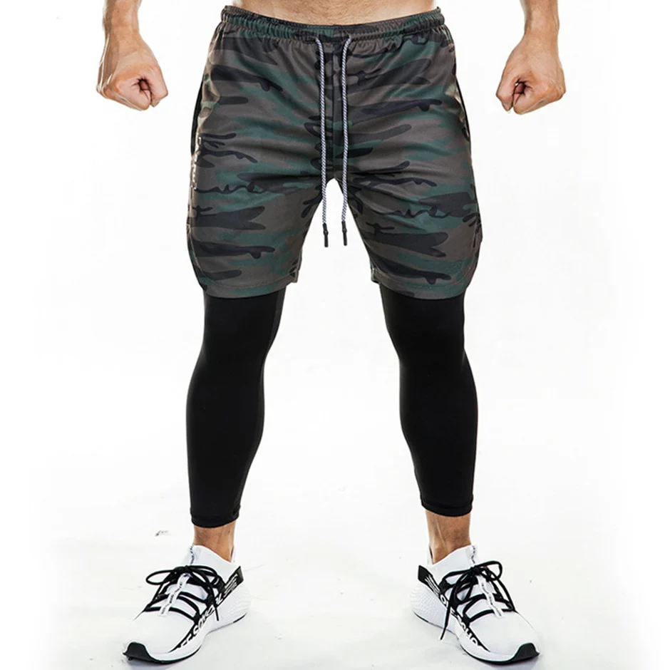 Running Sweatpants Shorts and Leggings 2 in 1