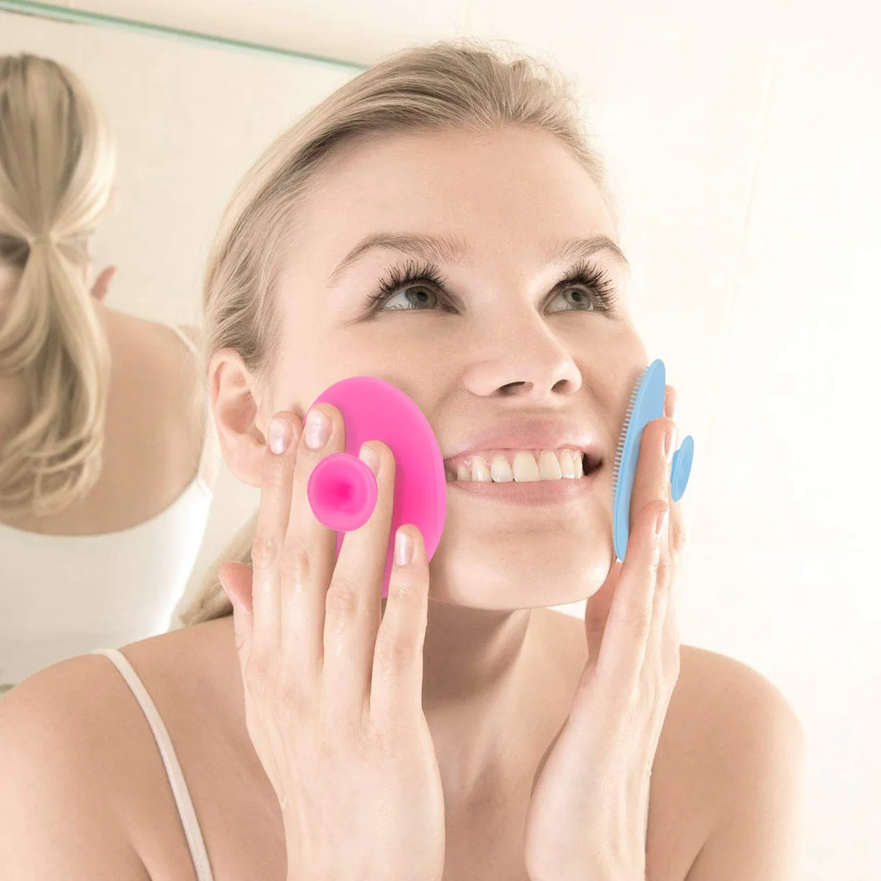 Facial Brush Sillicone Deep Cleansing Pore Skin Care Beauty Tool Soft
